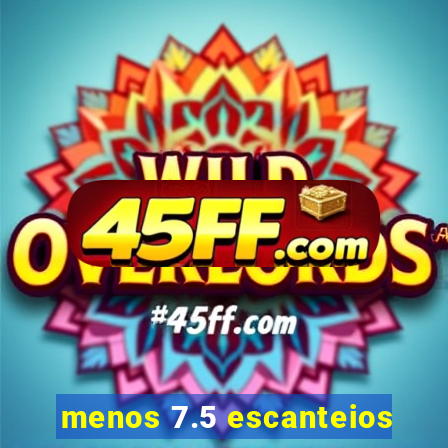 menos 7.5 escanteios